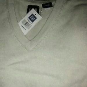 gap v neck men sweater side slits for extra style